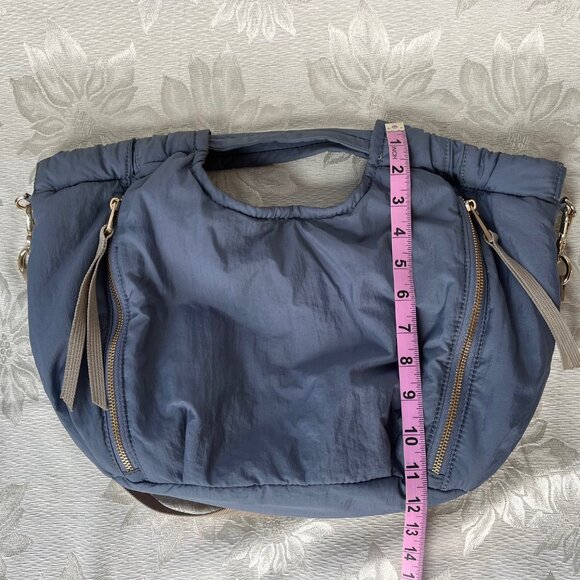 Vince Camuto Harlo Tote Pouchy Purse Handbag Crossbody Blue - Picture 13 of 16